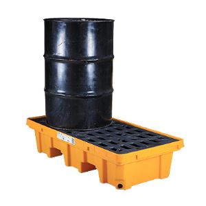 Plataformas de control de derrames de aceite contención tambor