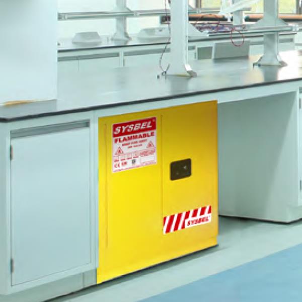 Gabinete de almacenamiento debajo del mostrador para productos inflamables