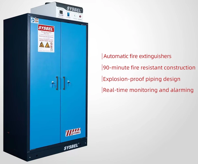 SYSBEL 90-Min EN Fire-Resistant Battery Charging Cabinets SYSBEL 90-Min EN Fire-Resistant Battery Charging Cabinets