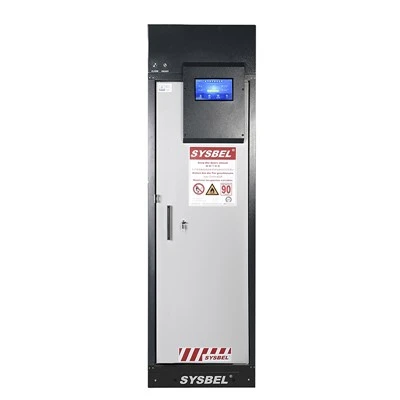 Gabinete de almacenamiento de seguridad con filtrado de 23 galones|Gabinete químico con clasificación de fuego mínimo de 90-- - SYSBEL SE490230FXE