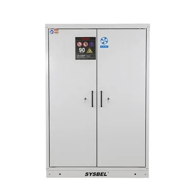 ES 14470-2 90-Protección mínima contra incendios-Gabinete de almacenamiento de cilindros de gas resistente para 4 cilindros