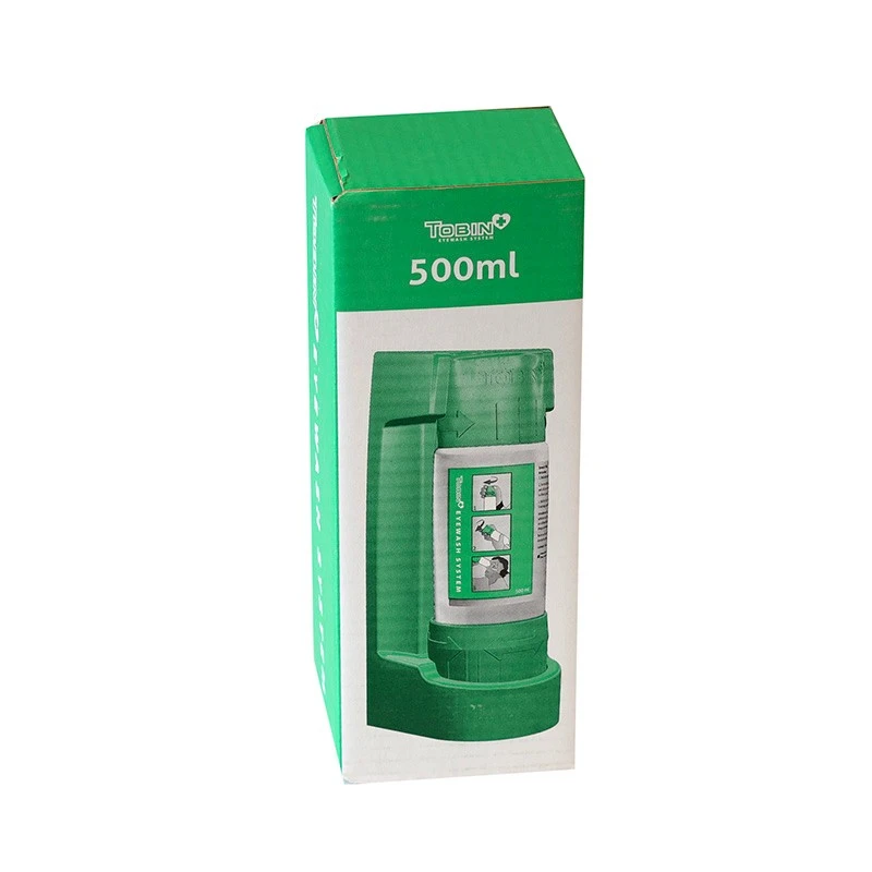 TOBIN Emergency Eyewash Solution – 500ml Single Bottle With Wall Mount Bracket (SAC2164) best