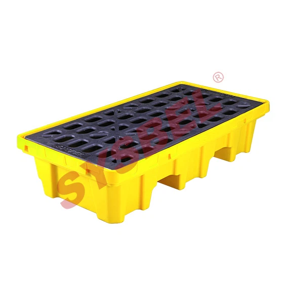 Spill Pallet For Waste Chemical Liquid Or Oil Spill