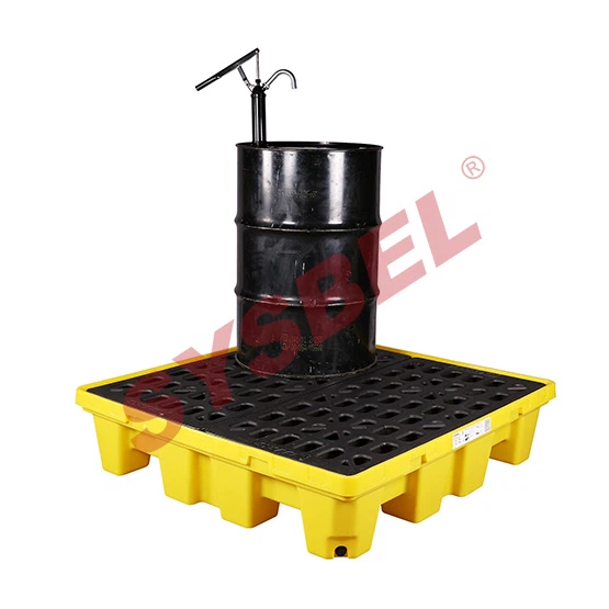 Spill Pallet For Waste Chemical Liquid Or Oil Spill